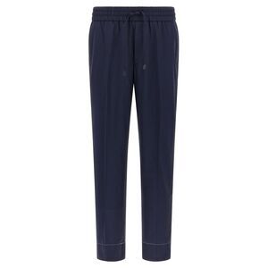 Brioni Blue Wool Casual Men's Pants